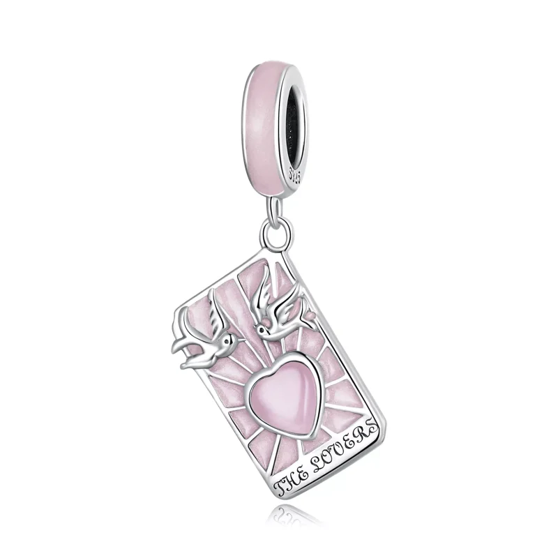 (immagine per) Charm Pendente tipo Pandora Tarocchi - Amanti - SCC2263
