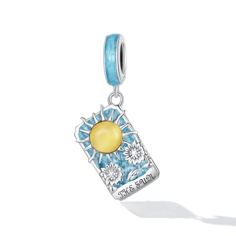 (immagine per) Charm Pendente tipo Pandora Tarocchi - Sole - SCC2264 - Visualizza 2