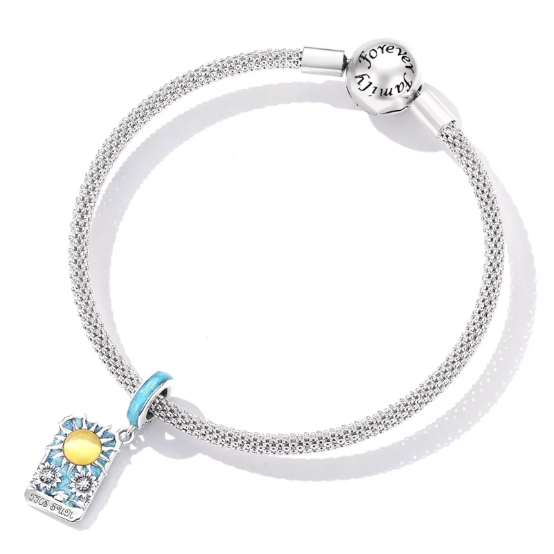 (immagine per) Charm Pendente tipo Pandora Tarocchi - Sole - SCC2264 - Visualizza 5