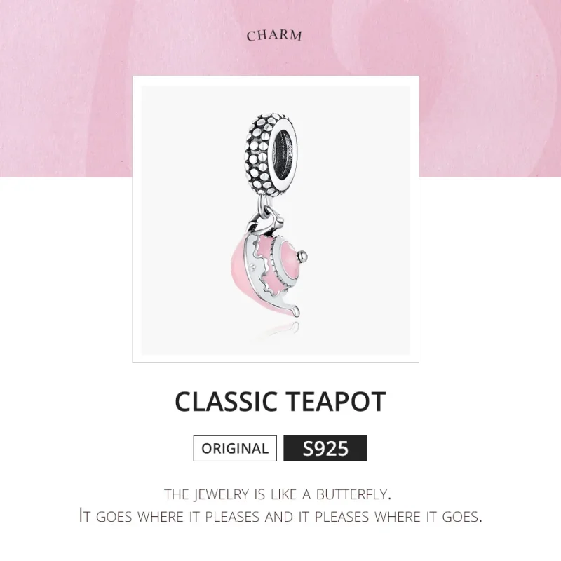 (immagine per) Charm Pendente tipo Pandora Teiera classica - SCC1492 - Visualizza 6
