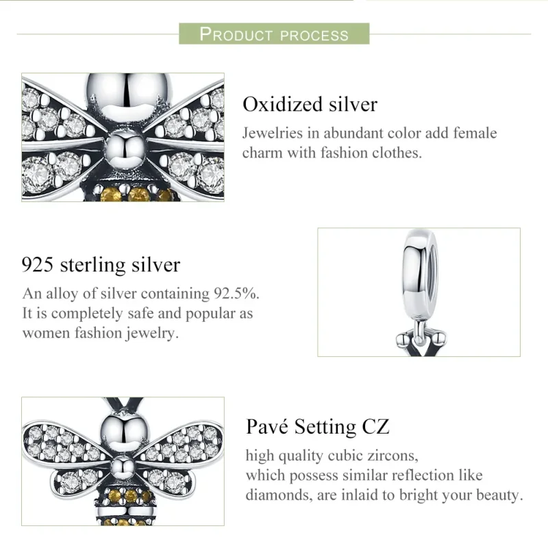 (immagine per) Charm Pendente tipo Pandora Tesoro - SCC821 - Visualizza 7