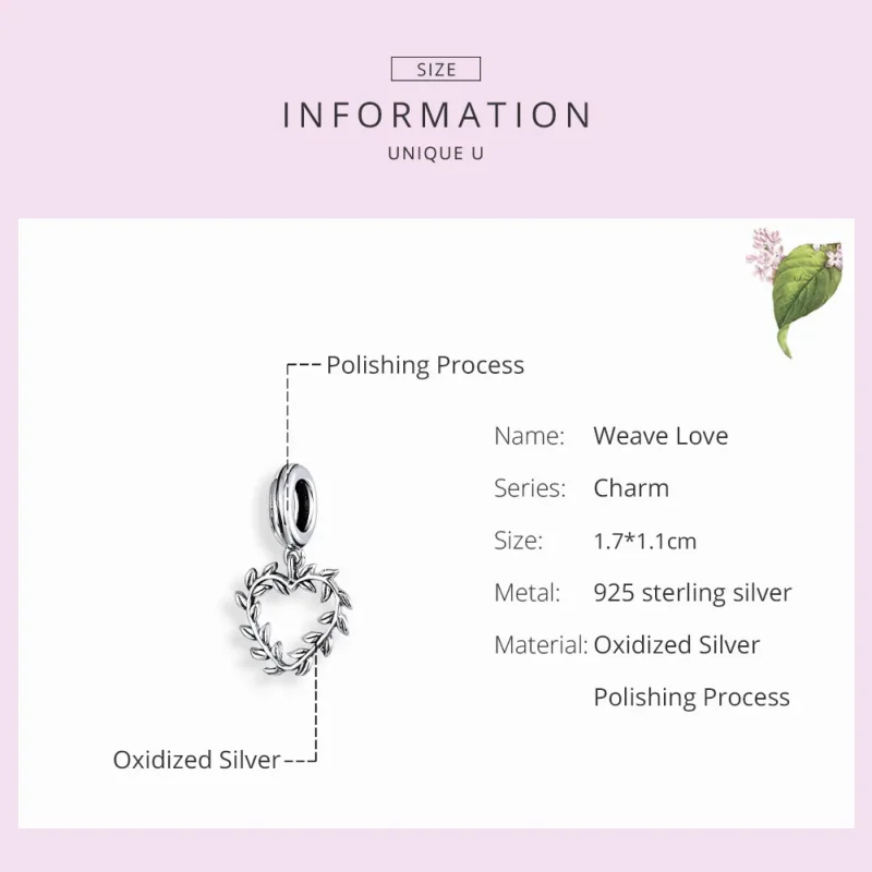 (immagine per) Charm Pendente tipo Pandora Tessere amore - SCC1520 - Visualizza 7