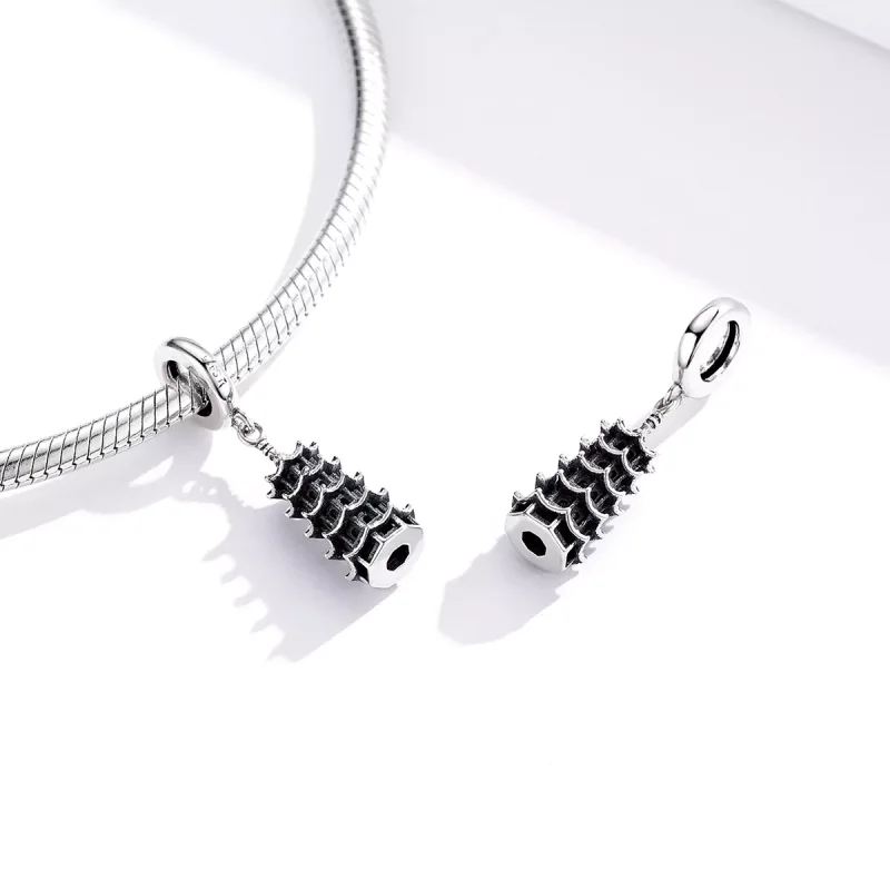 (immagine per) Charm Pendente tipo Pandora Torre Cinese - SCC1544 - Visualizza 3