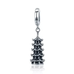 (immagine per) Charm Pendente tipo Pandora Torre Cinese - SCC1544