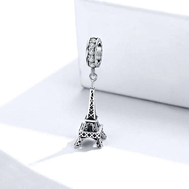 (immagine per) Charm Pendente tipo Pandora Torre Eiffel di Parigi - BSC154 - Visualizza 2