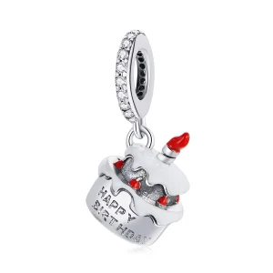 (immagine per) Charm Pendente tipo Pandora Torta di compleanno - SCC1848