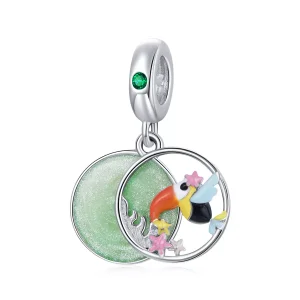 (immagine per) Charm Pendente tipo Pandora Tucano felice - BSC449