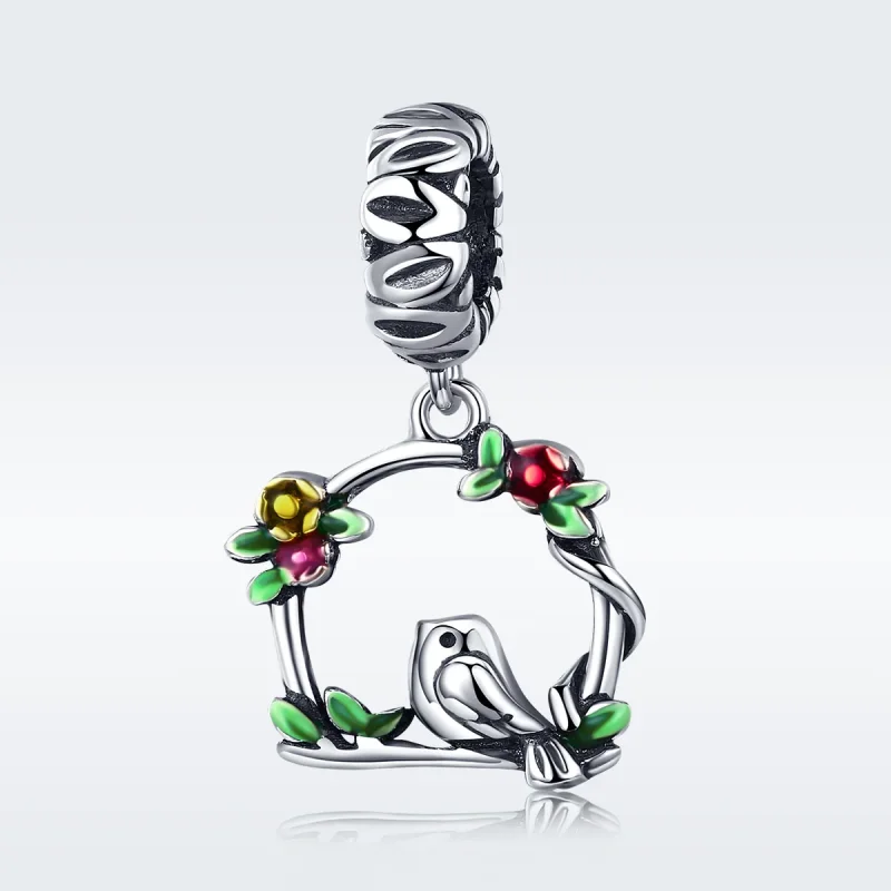 (immagine per) Charm Pendente tipo Pandora Uccello di primavera - SCC645 - Visualizza 2