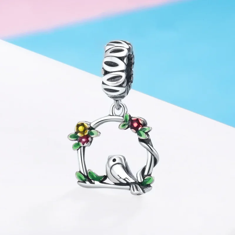 (immagine per) Charm Pendente tipo Pandora Uccello di primavera - SCC645 - Visualizza 3