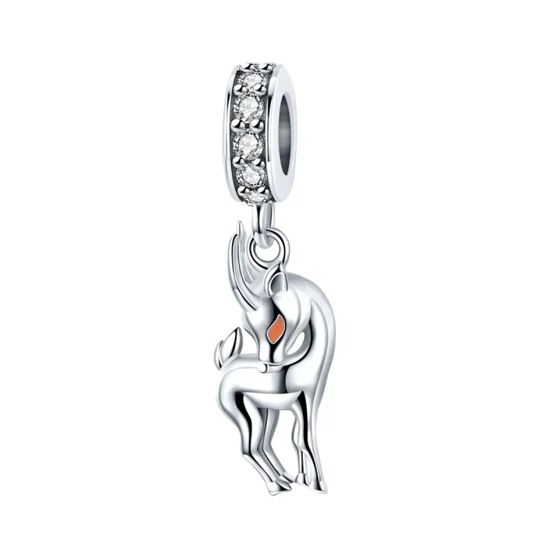 (immagine per) Charm Pendente tipo Pandora Ultima antilope tibetana - BSC046