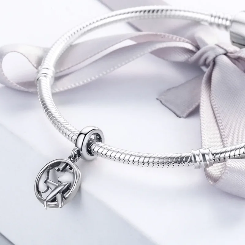 (immagine per) Charm Pendente tipo Pandora Un sogno di viaggiare - SCC242 - Visualizza 5