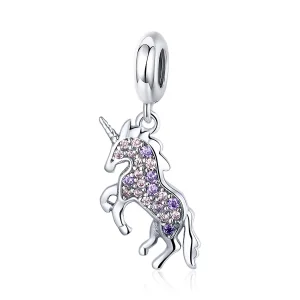 (immagine per) Charm Pendente tipo Pandora Unicorno - SCC996