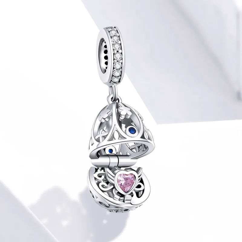 (immagine per) Charm Pendente tipo Pandora Uovo Di Pasqua Con Il Tesoro - SCC1465 - Visualizza 2