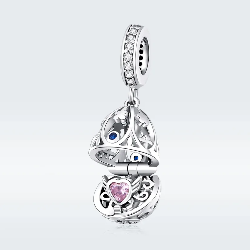 (immagine per) Charm Pendente tipo Pandora Uovo Di Pasqua Con Il Tesoro - SCC1465 - Visualizza 5