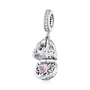 (immagine per) Charm Pendente tipo Pandora Uovo Di Pasqua Con Il Tesoro - SCC1465