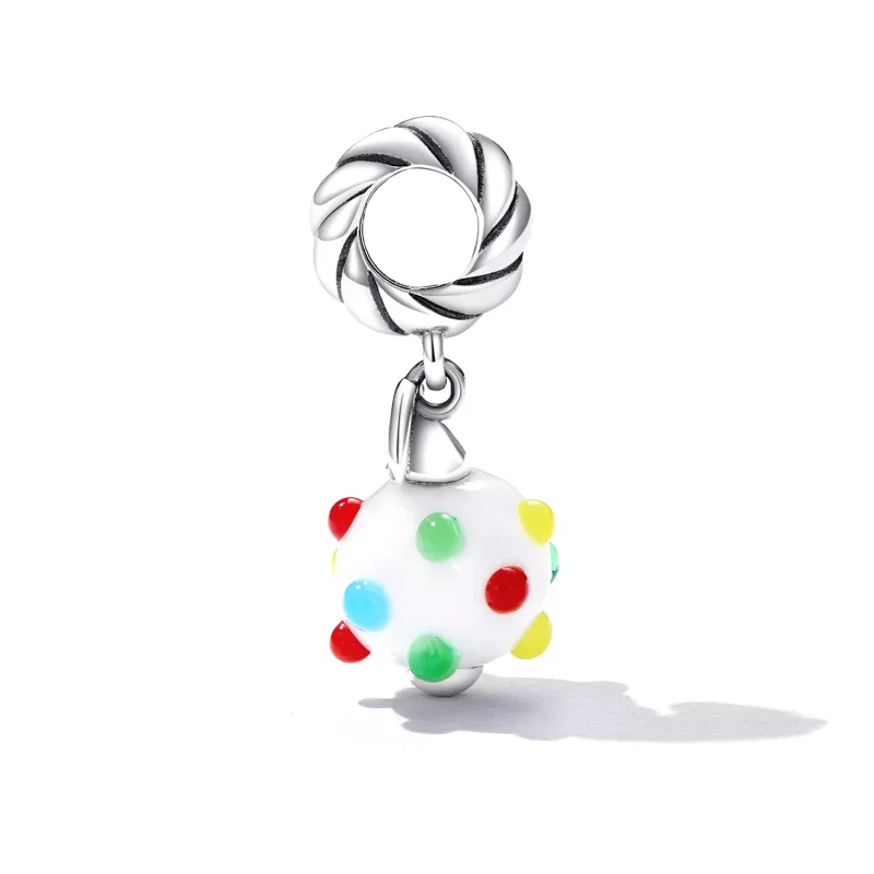 (immagine per) Charm Pendente tipo Pandora Vetro Arcobaleno - SCC2225 - Visualizza 3