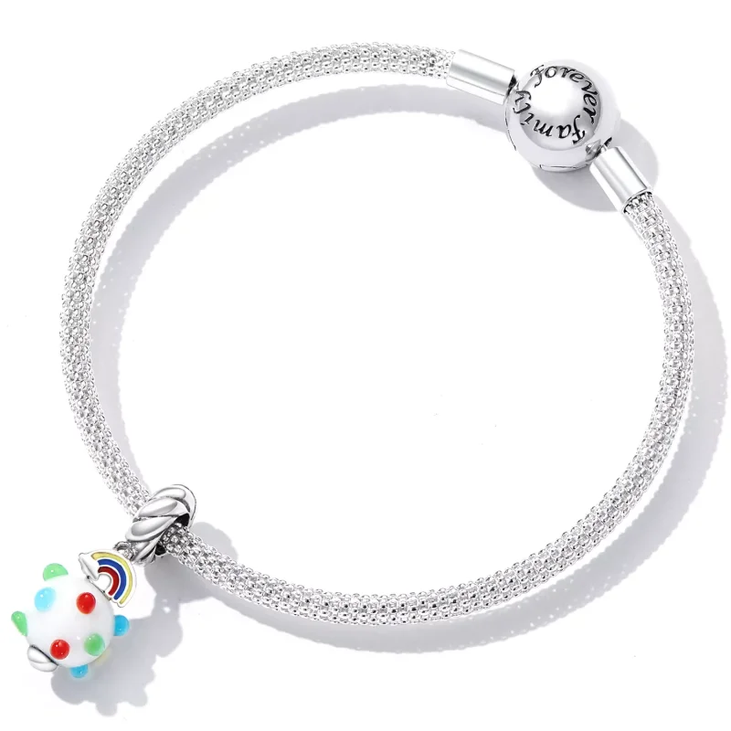 (immagine per) Charm Pendente tipo Pandora Vetro Arcobaleno - SCC2225 - Visualizza 5