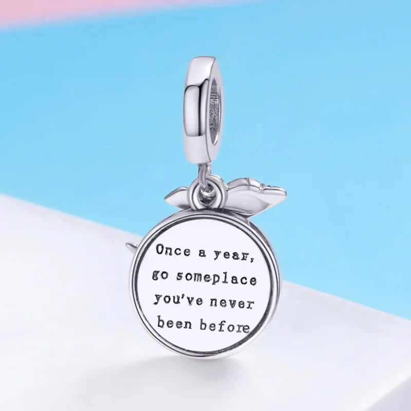(immagine per) Charm Pendente tipo Pandora Viaggiare in tutto il mondo - SCC664 - Visualizza 5