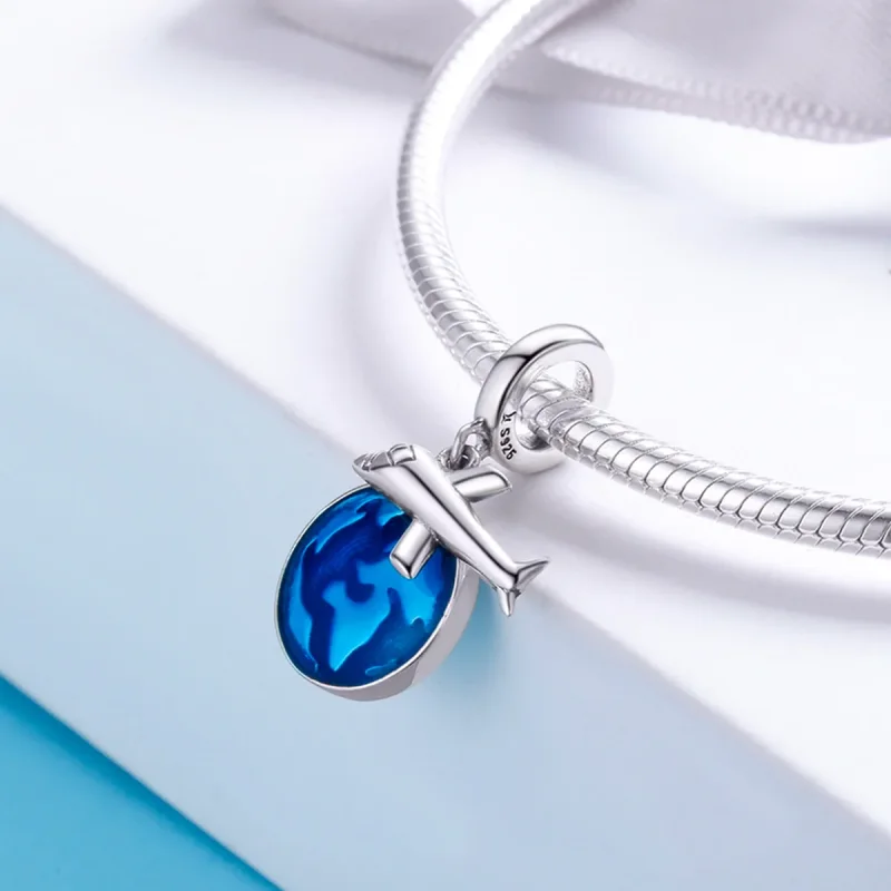 (immagine per) Charm Pendente tipo Pandora Viaggiare in tutto il mondo - SCC664 - Visualizza 7