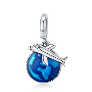 (immagine per) Charm Pendente tipo Pandora Viaggiare in tutto il mondo - SCC664