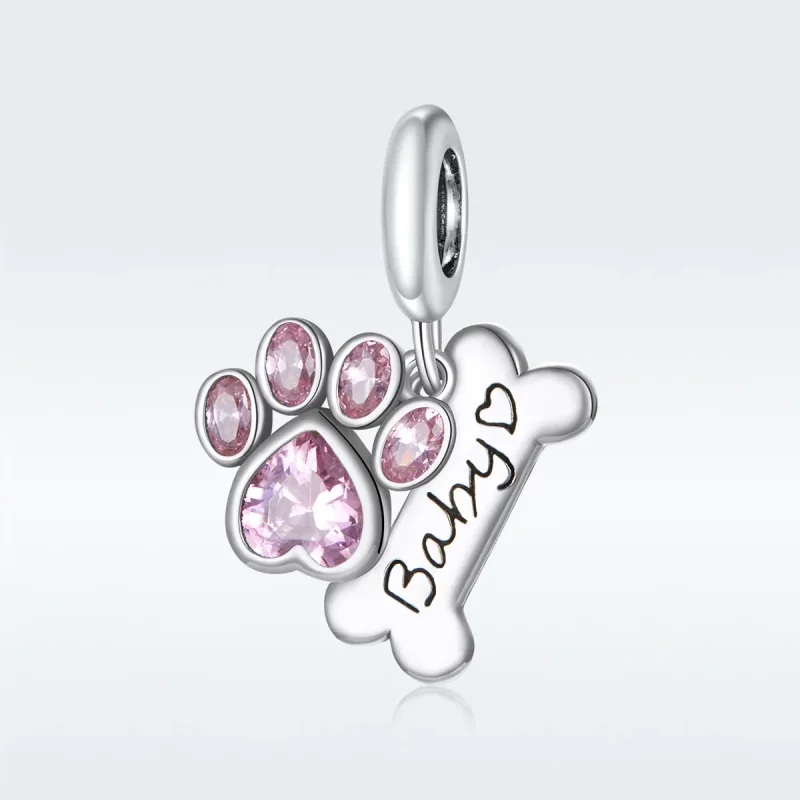(immagine per) Charm Pendente tipo Pandora Zampa di cane carina - SCC1680 - Visualizza 5
