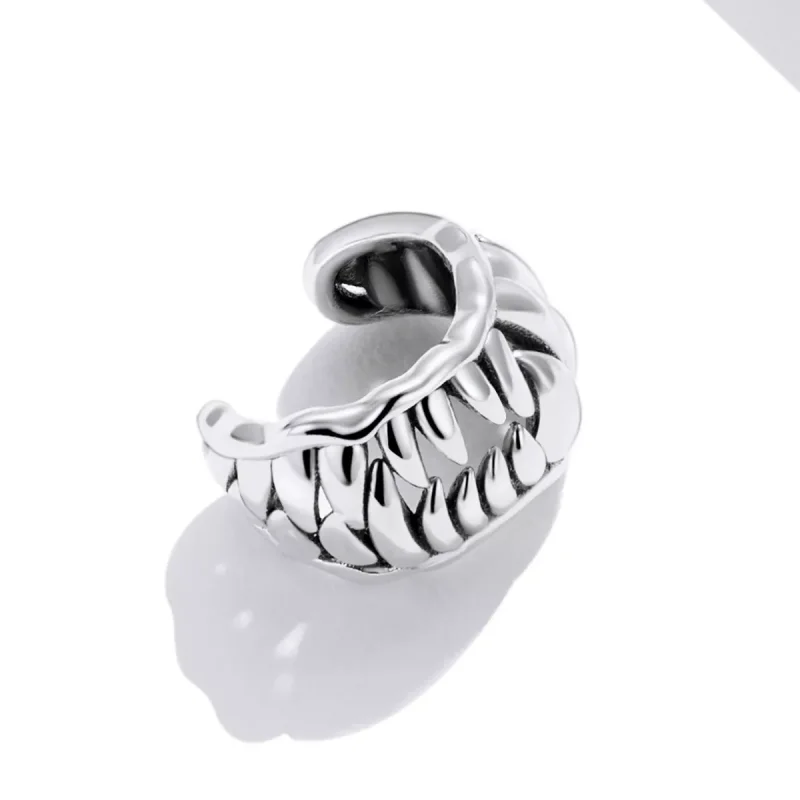 (immagine per) Orecchio Clip tipo Pandora Dente di Bestia - SCE1203 - Visualizza 4