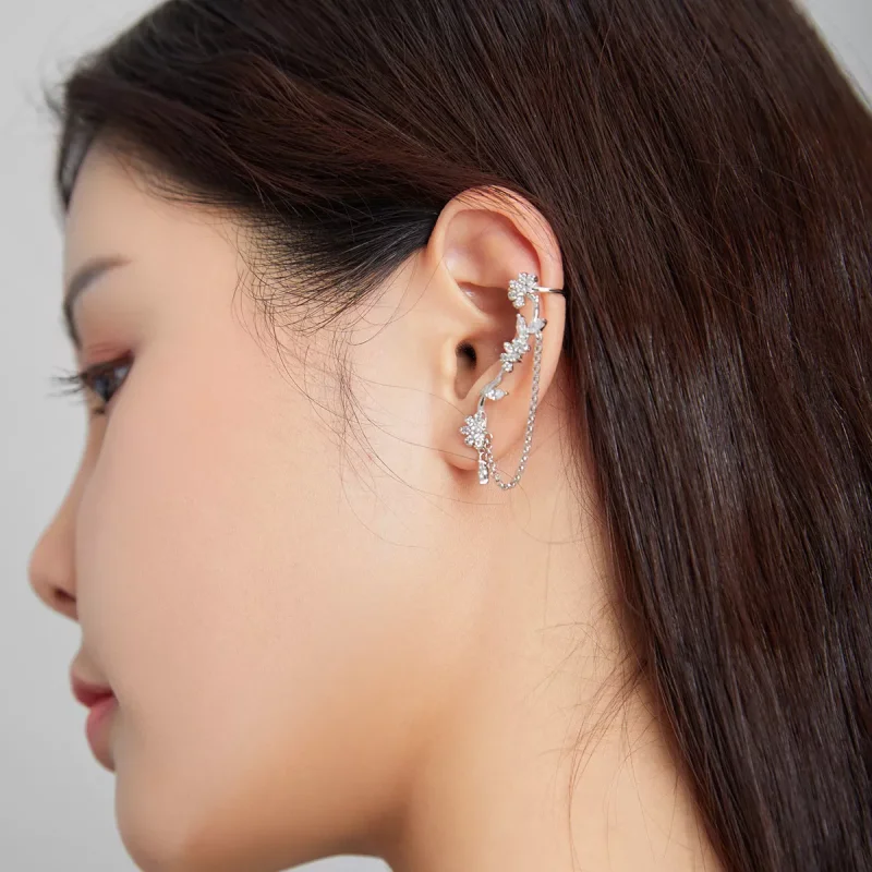 (immagine per) Orecchio Clip tipo Pandora Fiori Su Moshang - BSE476 - Visualizza 9