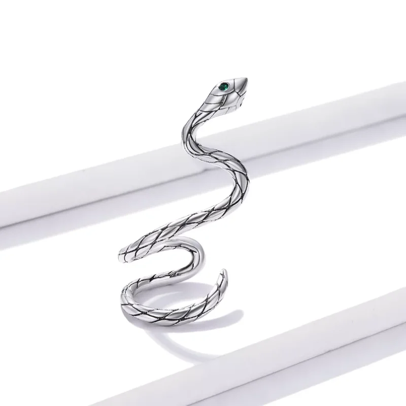 (immagine per) Orecchio Clip tipo Pandora Serpente mistico - BSE510 - Visualizza 2