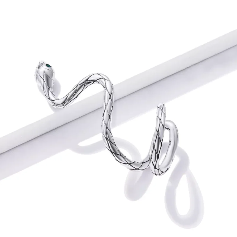 (immagine per) Orecchio Clip tipo Pandora Serpente mistico - BSE510 - Visualizza 3