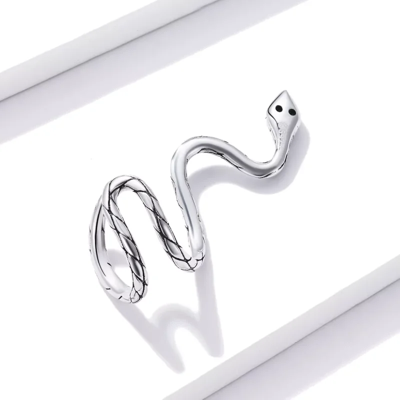 (immagine per) Orecchio Clip tipo Pandora Serpente mistico - BSE510 - Visualizza 4