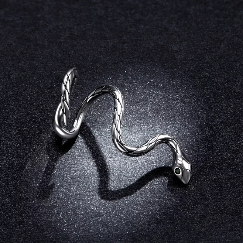 (immagine per) Orecchio Clip tipo Pandora Serpente mistico - BSE510 - Visualizza 5