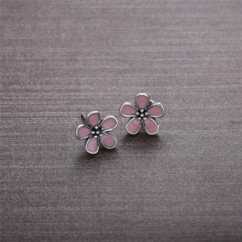 (immagine per) Orecchini a lobo con fiori di ciliegio rosa - Pandora IT | PANDOR - Visualizza 2
