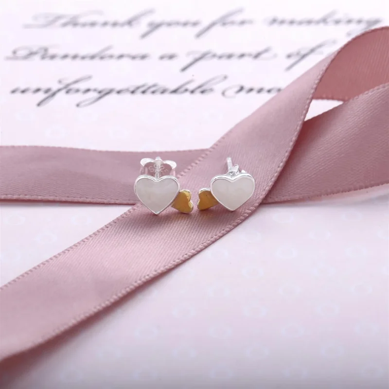 (immagine per) Orecchini A Lobo Cuori Luminosi Pandora It - Visualizza 3