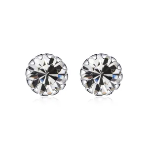 (immagine per) Orecchini a Lobo tipo Pandora Birthstone aprile - SCE862-4