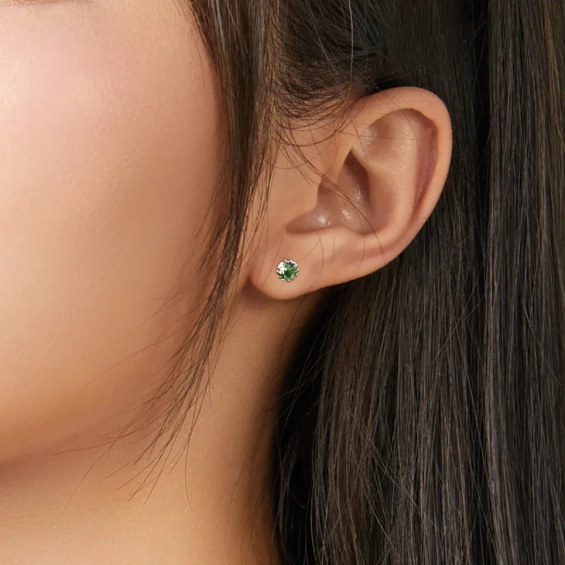 (immagine per) Orecchini a Lobo tipo Pandora BirthstoneMay - SCE862-5 - Visualizza 2