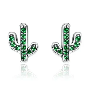 (immagine per) Orecchini a Lobo tipo Pandora Cactus fresco - SCE097