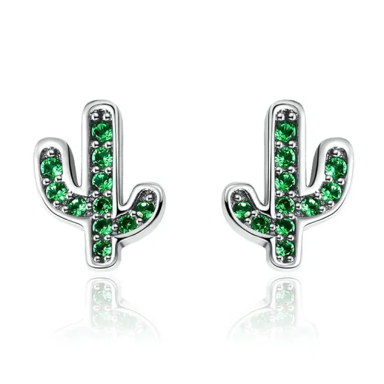 (immagine per) Orecchini a Lobo tipo Pandora Cactus fresco - SCE097