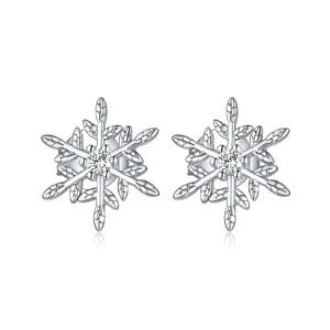 (immagine per) Orecchini a Lobo tipo Pandora Fiocchi di neve romantici - BSE424