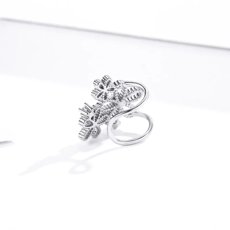 (immagine per) Orecchini a Lobo tipo Pandora Fiori splendenti - SCE921 - Visualizza 3