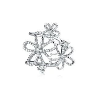 (immagine per) Orecchini a Lobo tipo Pandora Fiori splendenti - SCE921