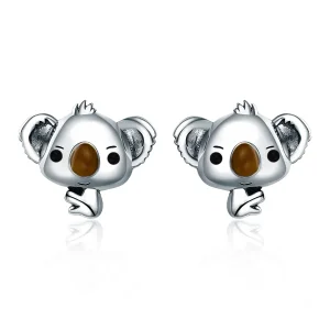 (immagine per) Orecchini a Lobo tipo Pandora Koala carino - SCE381