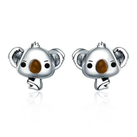 (immagine per) Orecchini a Lobo tipo Pandora Koala carino - SCE381