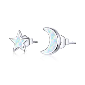 (immagine per) Orecchini a Lobo tipo Pandora Luna E Stella - SCE875