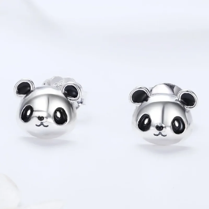 (immagine per) Orecchini a Lobo tipo Pandora Panda carino - SCE386 - Visualizza 2