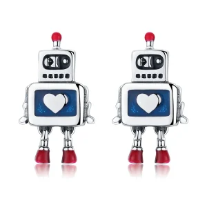 (immagine per) Orecchini a Lobo tipo Pandora Robot - SCE477