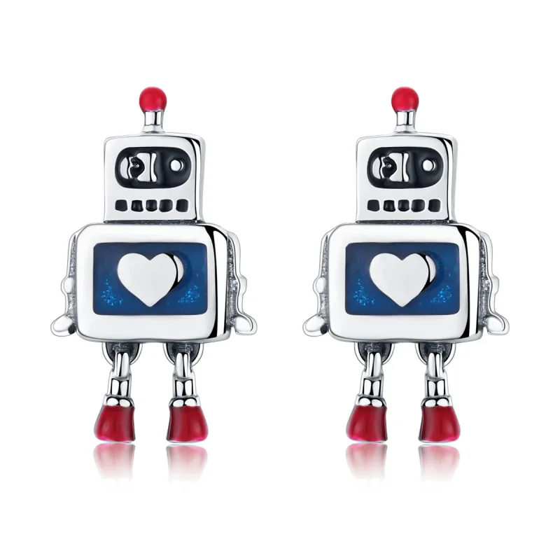 (immagine per) Orecchini a Lobo tipo Pandora Robot - SCE477