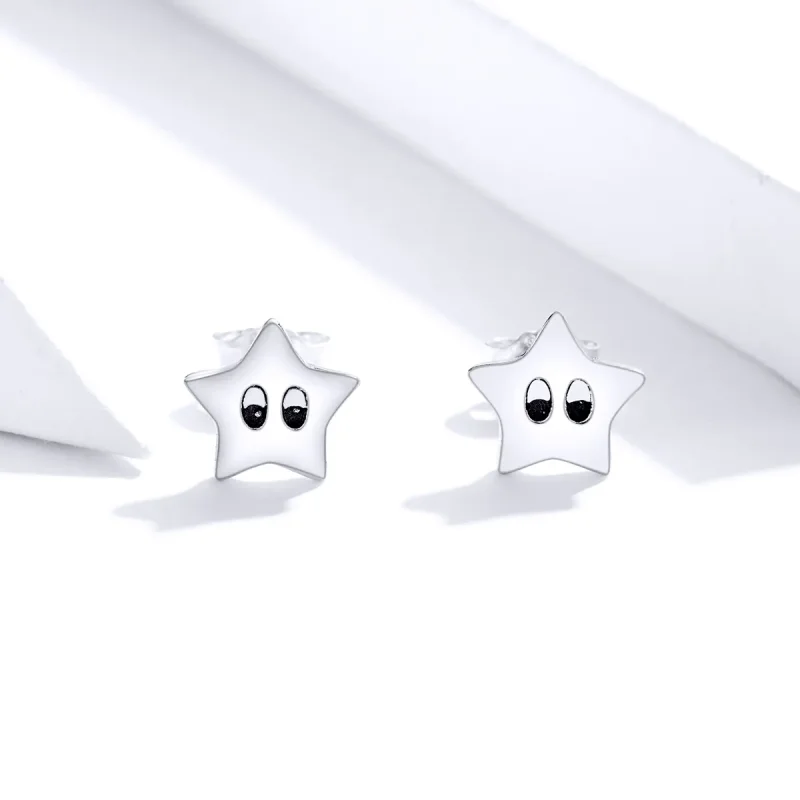 (immagine per) Orecchini a Lobo tipo Pandora Stelle d'epoca - SCE796 - Visualizza 4