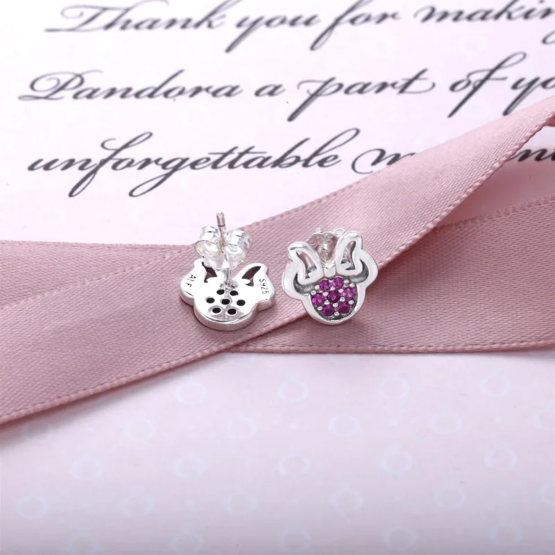 (immagine per) Orecchini a lobo PANDORA Minnie - Visualizza 3
