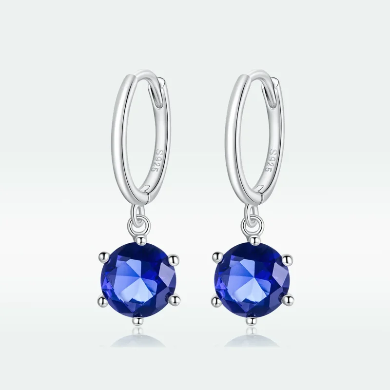 (immagine per) Orecchini Pendenti tipo Pandora Cz - SCE1020-BU - Visualizza 5