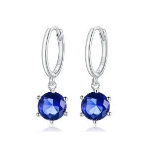 (immagine per) Orecchini Pendenti tipo Pandora Cz - SCE1020-BU